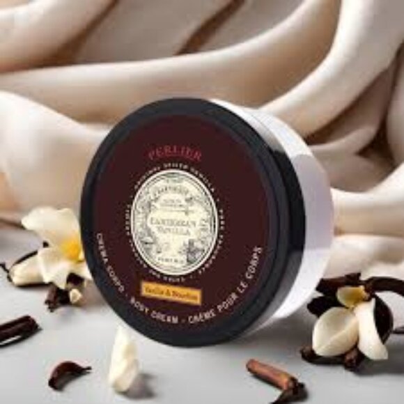 🤎BRAND NEW PERLIER CARIBBEAN VANILLA & BOURBON FULL SIZE BODY CREAM - Picture 1 of 4